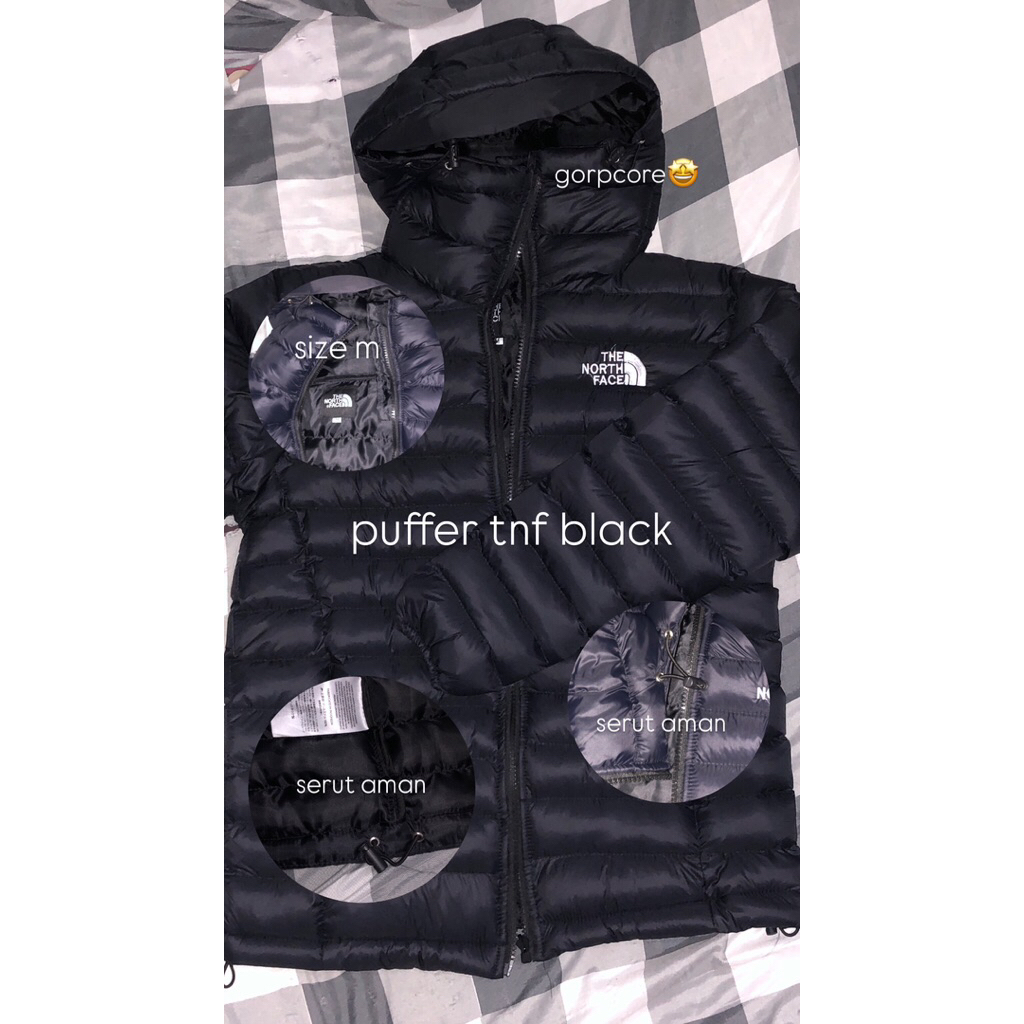 puffer tnf black