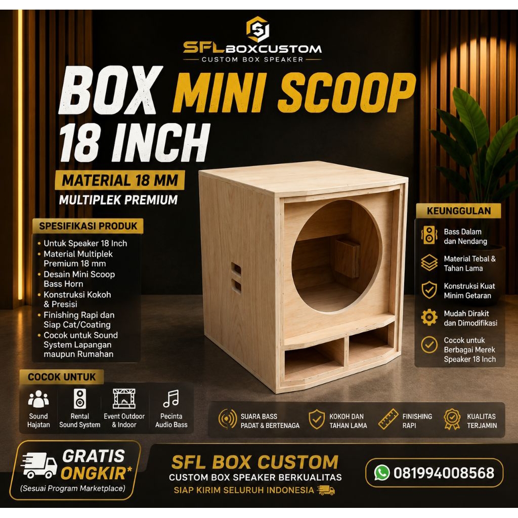 box miniscoop 18 inch