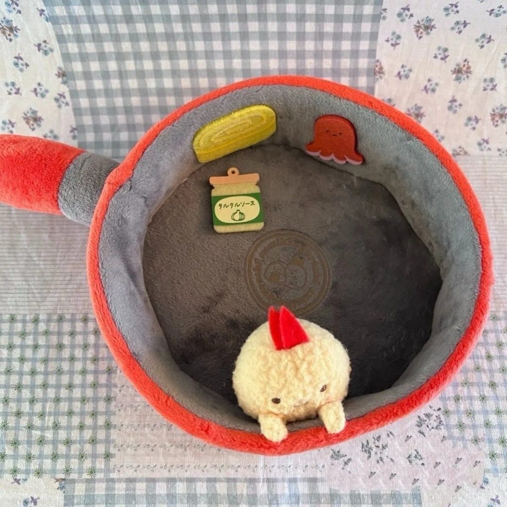READY Boneka Plushie Sumikko Gurashi Ebi Fry – Mainan Masak Lucu 15 cm (No Brand)