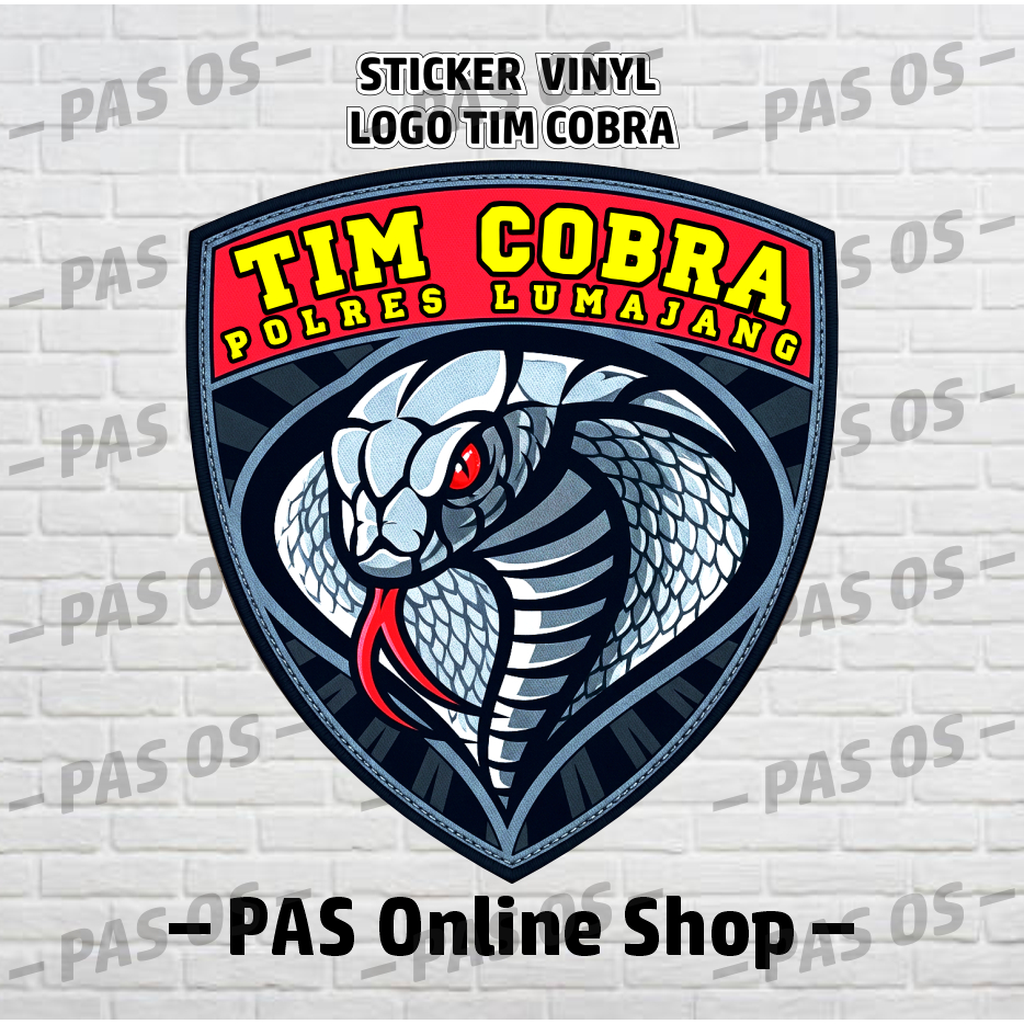 STICKER VINYL GLOSSY TIM ALAP-ALAP POLRES LUMAJANG
