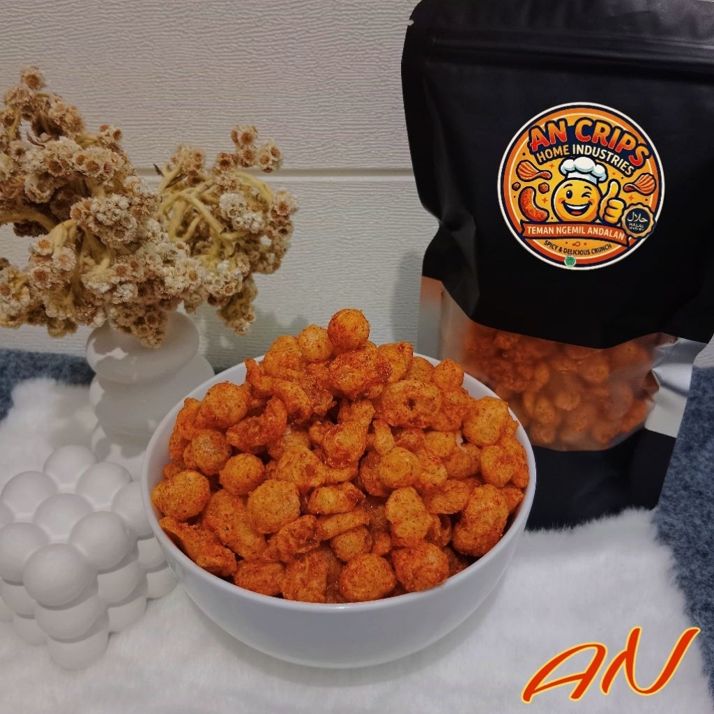 cimol kering moring pedas asin gurih 100 gram cemilan