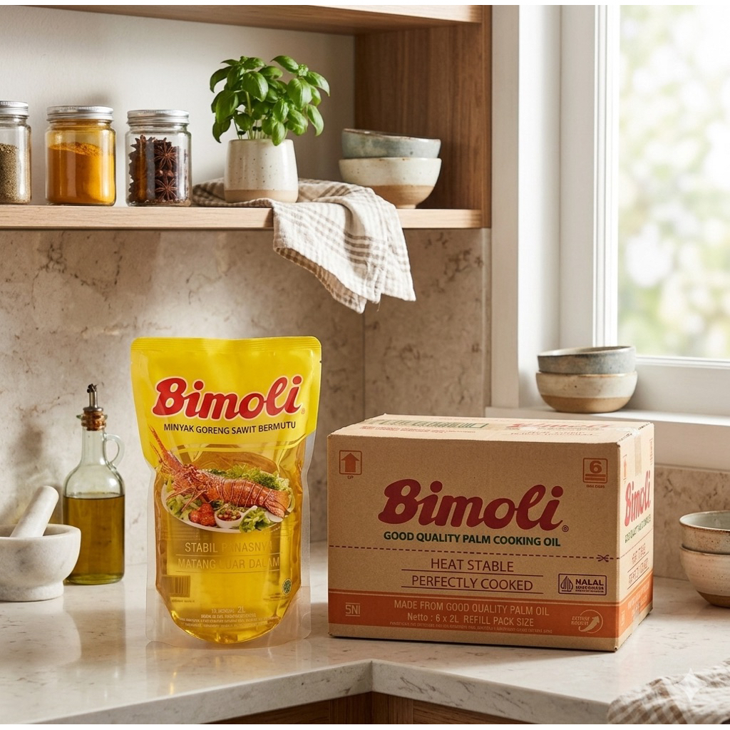 Minyak goreng bimoli 2 liter dus isi 6