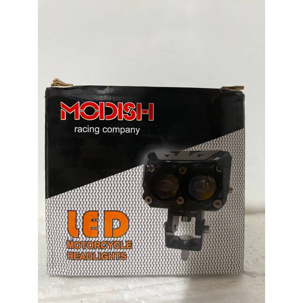 LED Motorcycle headlights laser lampu tembak 2 mata MODISH
