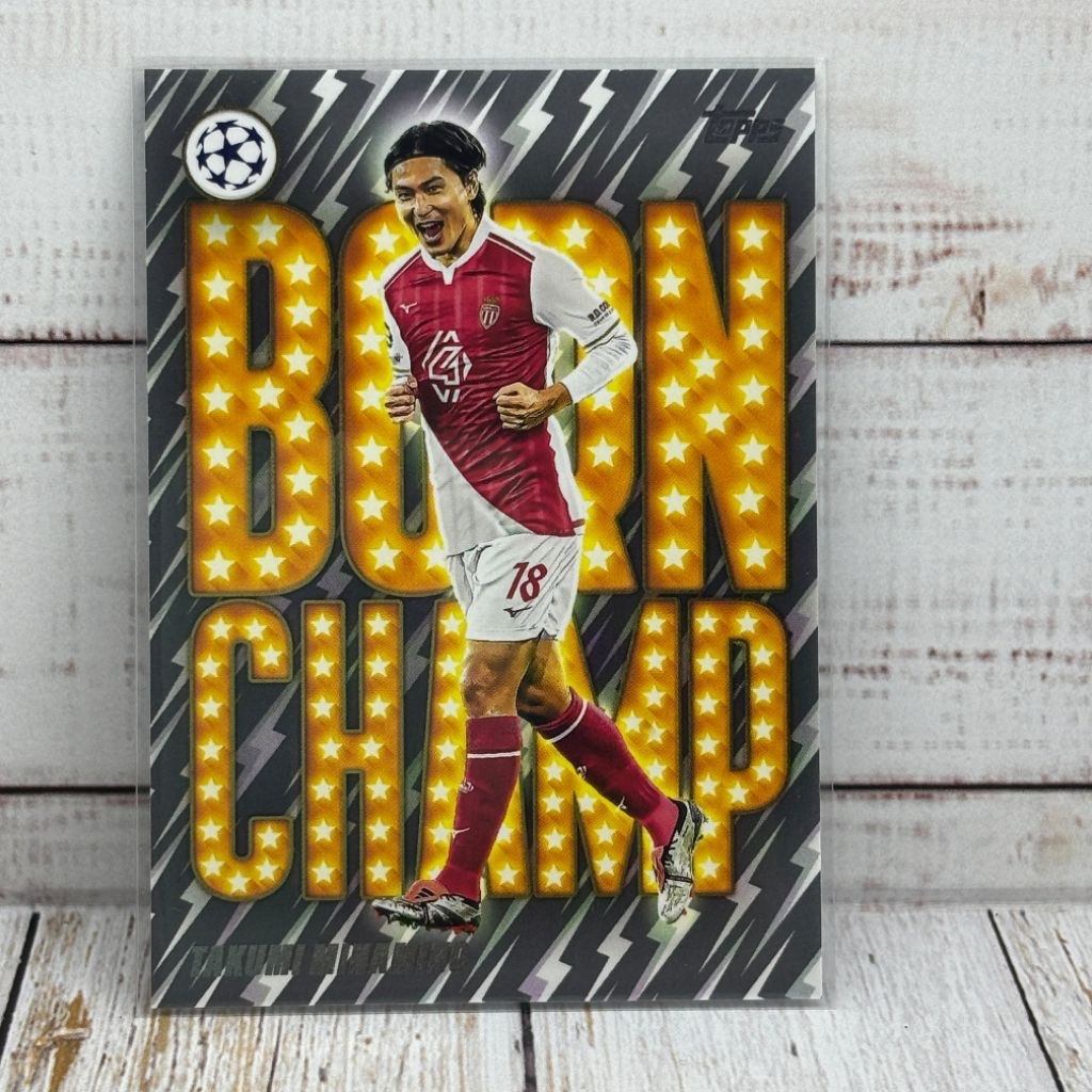 Kartu Bola Minamino Born Champ Topps Original