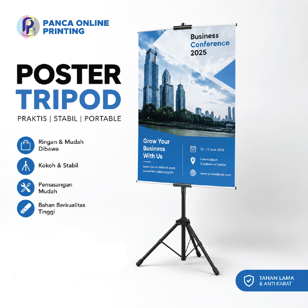 Cetak Poster Only Board + Sticker
