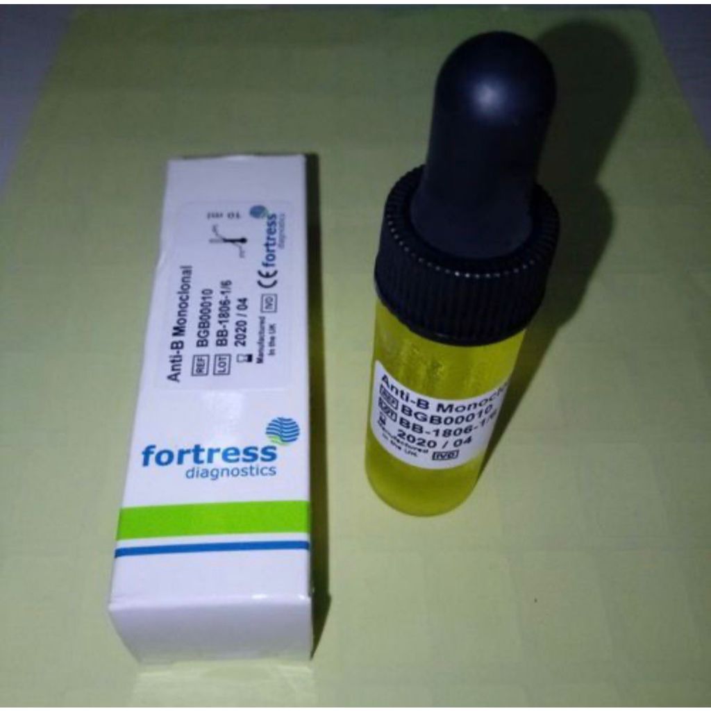 Tes Golongan Darah Reagen Anti B Fortress