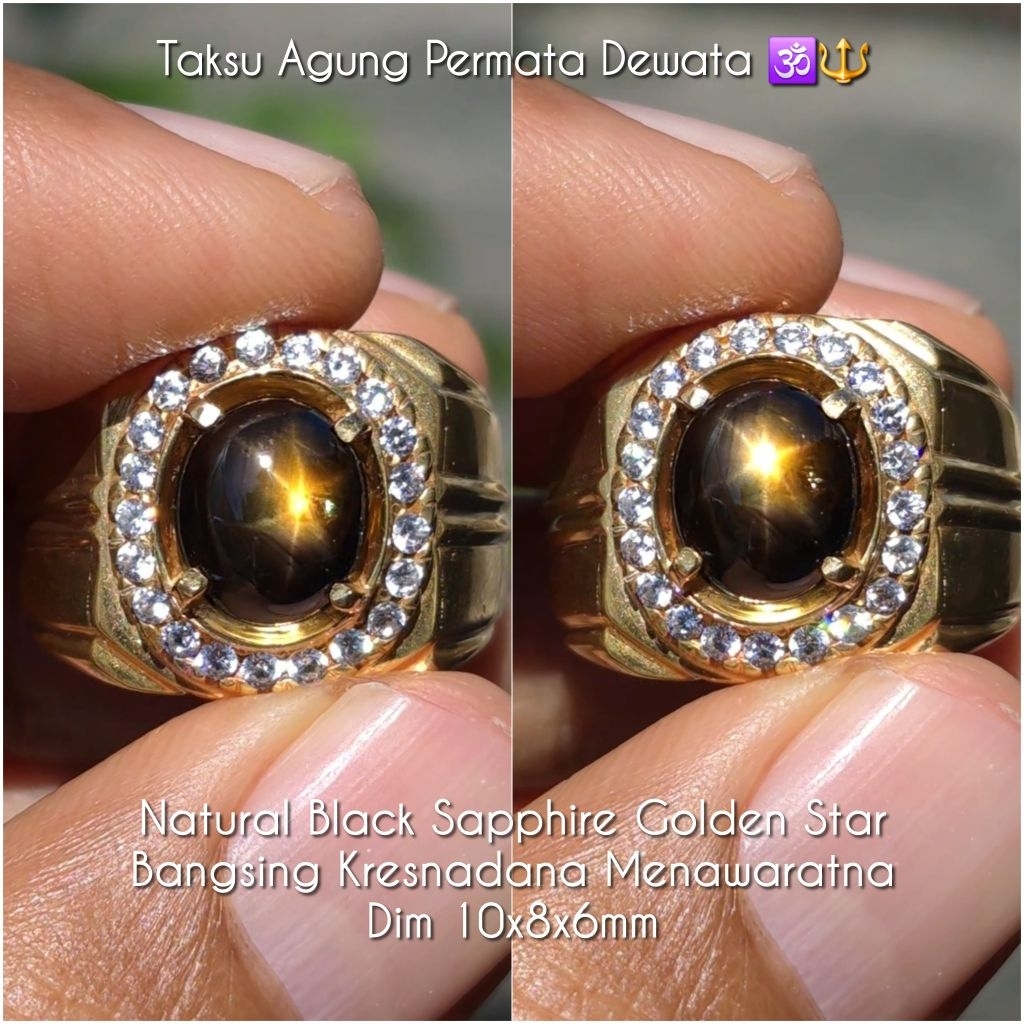 Bangsing golden star kresnadana menawaratna sinar merah limited edition ada ruby burma dan blue safi
