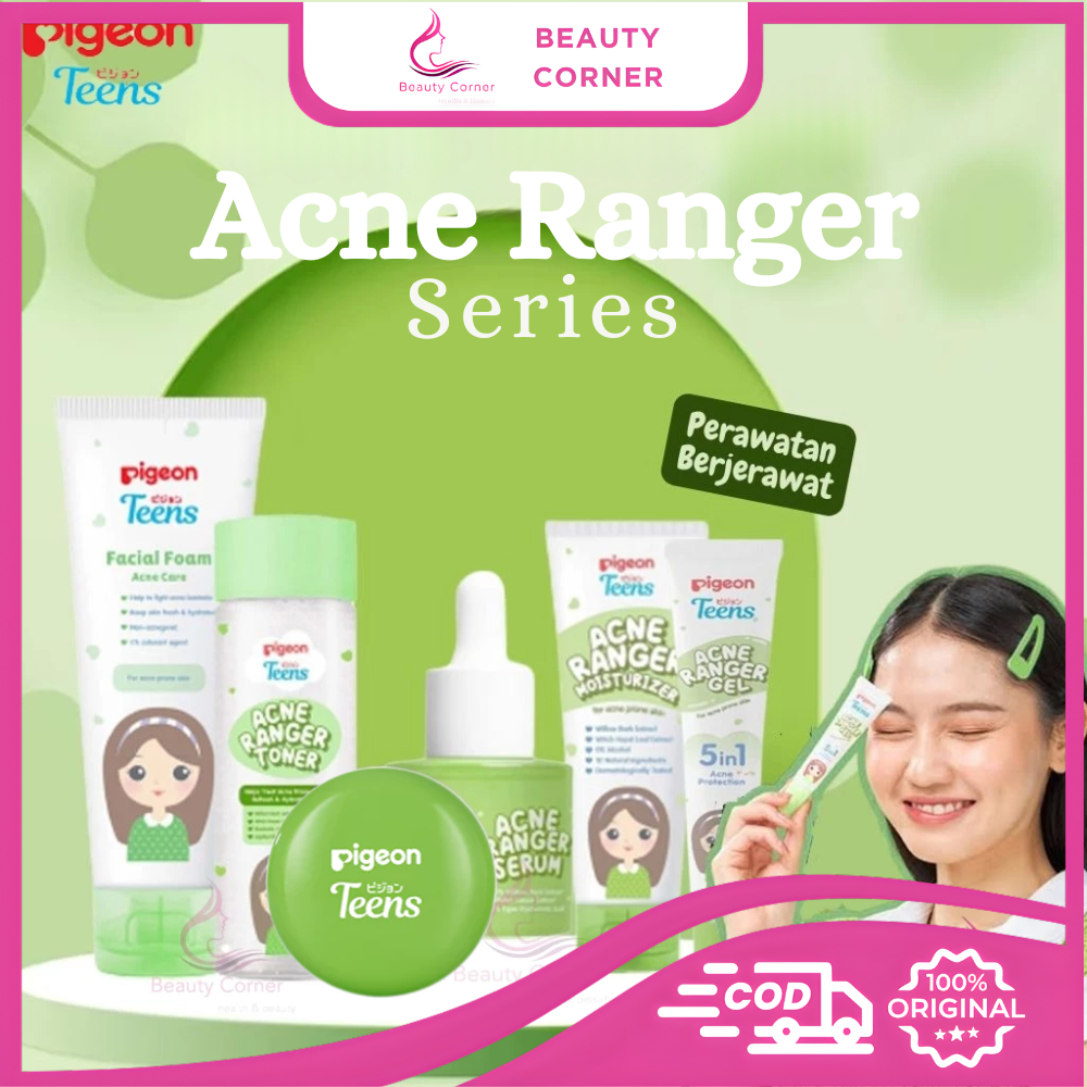 Pigeon Teens Acne Ranger Series (Serum/Toner/Gel/Moisturizer)