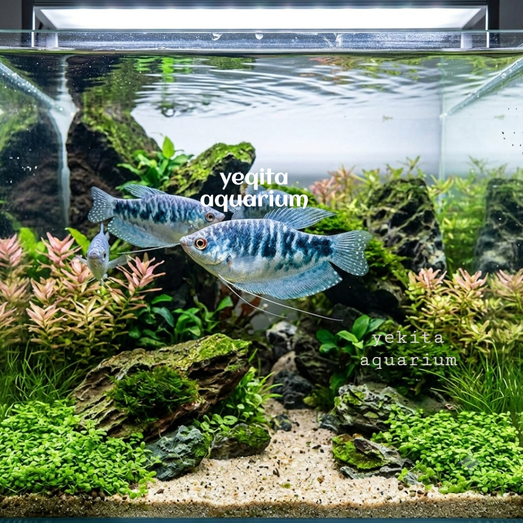 IKAN HIAS HIASAN SEPAT ROSBY BATIK SPAT AIR TAWAR AQUARIUM