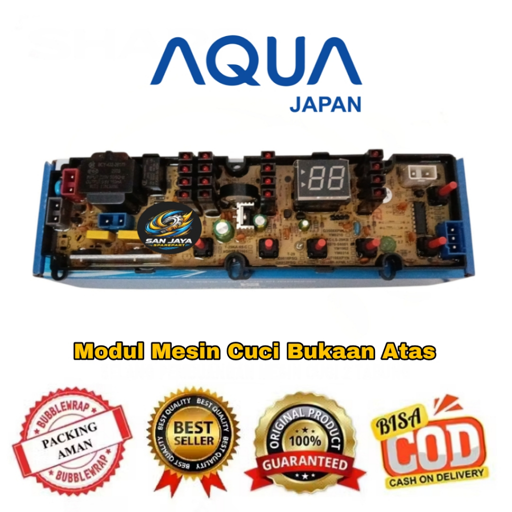 Modul PCB Mesin Cuci AQUA HIJAB SERIES AQW-99XTF-H - AQW89XTF-H - AQW89XTF