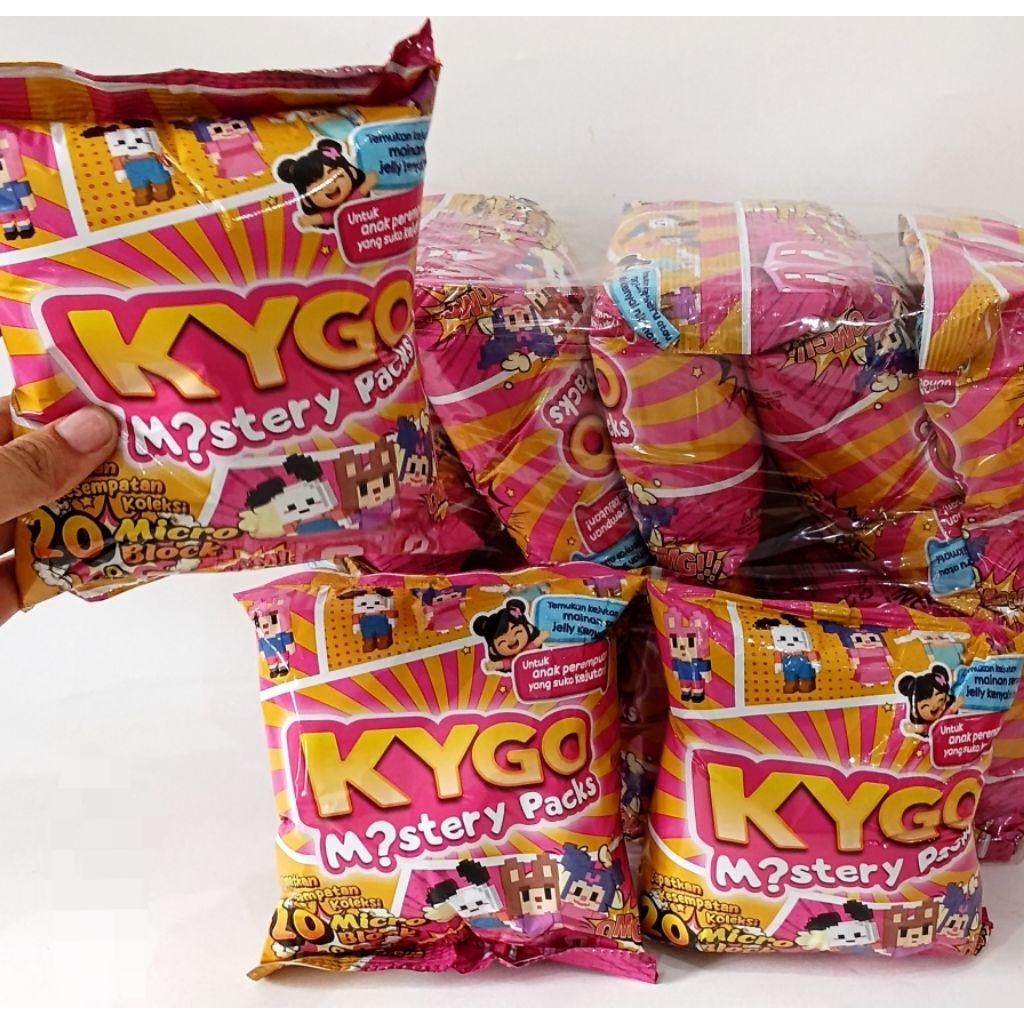 (1Pack = Isi 10Pcs) KYGO M?stery Packs Misteri Blind Pack Mainan Anak KYGO Mystery Packs Surprise Ba