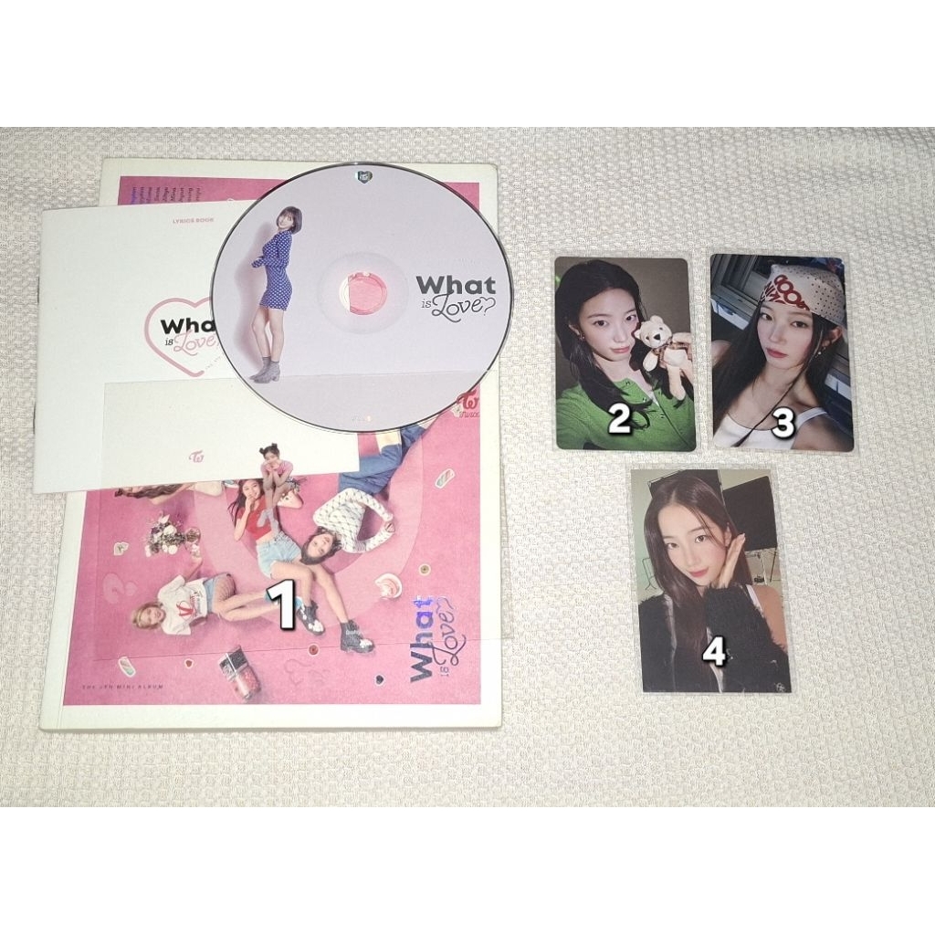 [READY STOCK] OFFICIAL PHOTOCARD KAZUHA LESSERAFIM & ALBUM ONLY TWICE WHAT IS LOVE