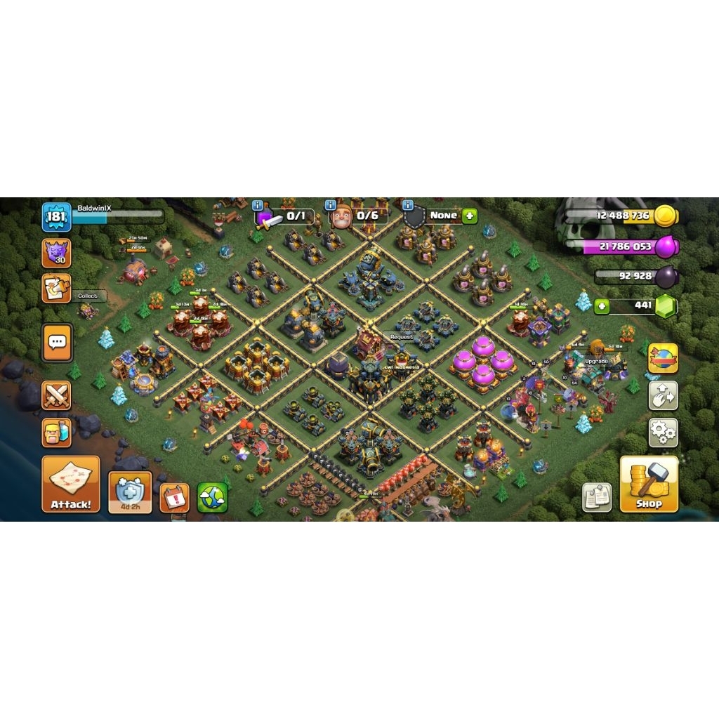 AKUN COC PRIBADI TH 17 | TOWN HALL 17 CLASH OF CLANS