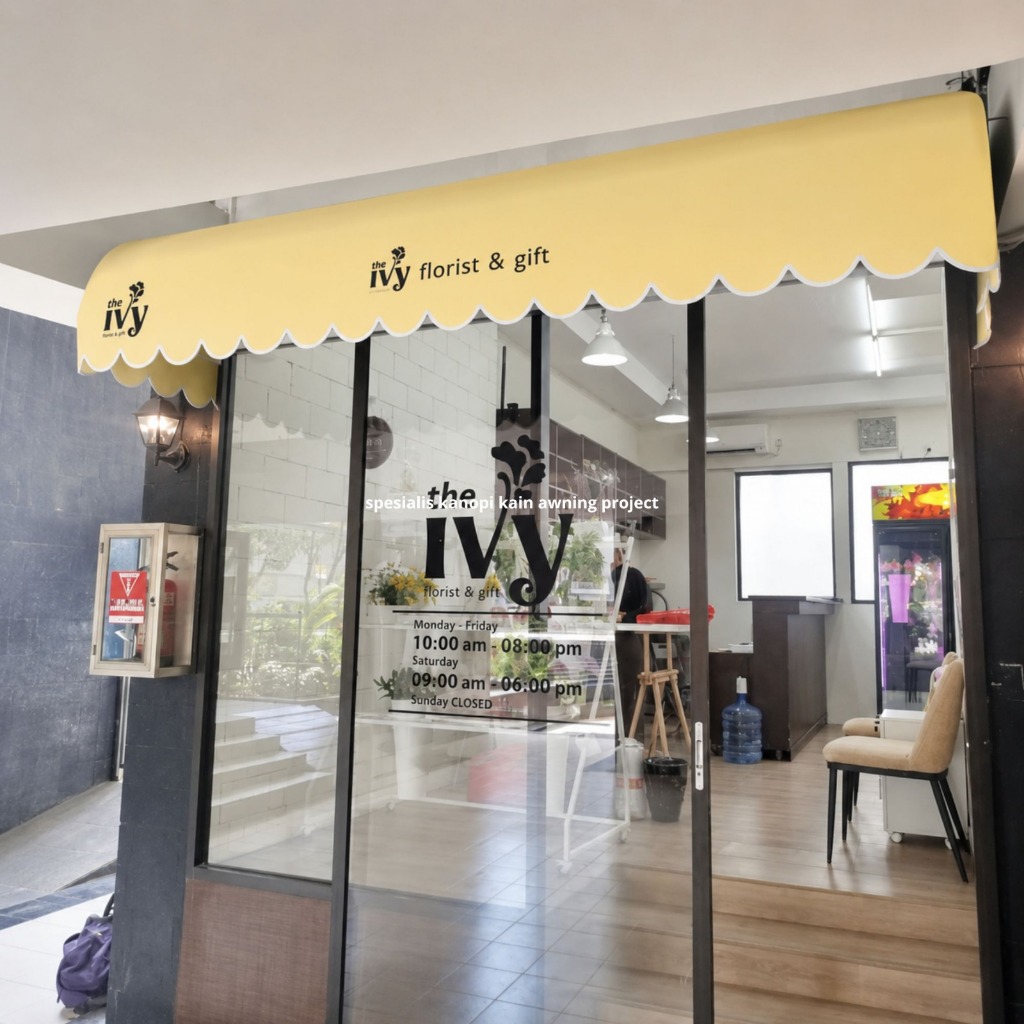 Awning Kain Minimalis Sesuai Desain Rumah Anda