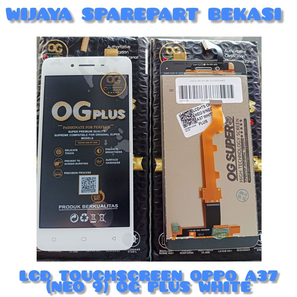 LCD+TS OPPO A37 (NEO 9) OG PLUS WHITE