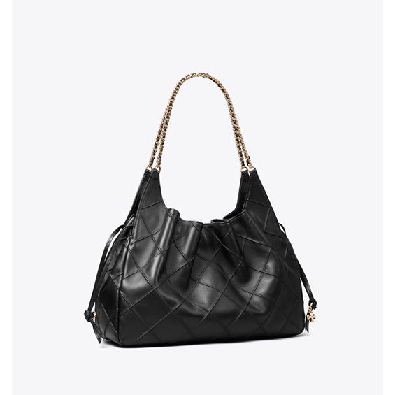 Tas tote wanita bahan kulit TB Fleming