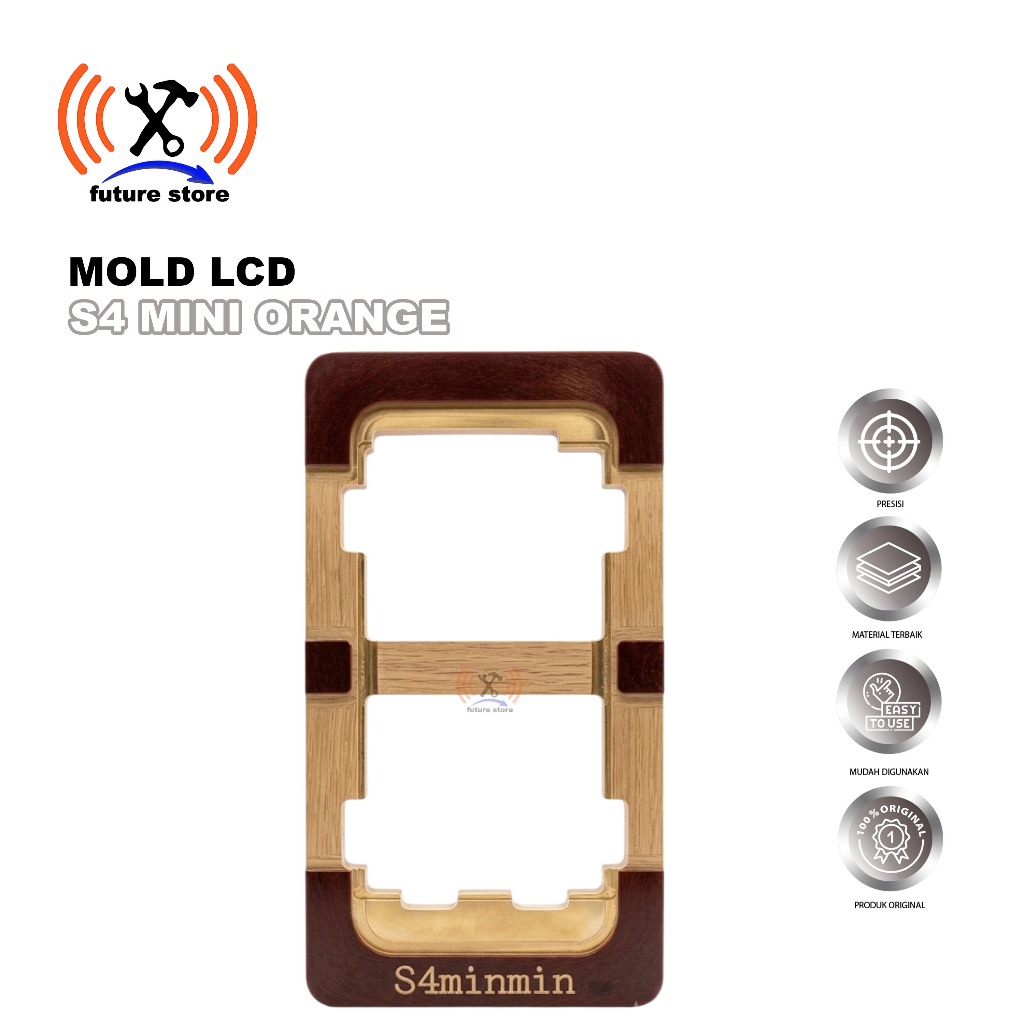 MOLD LCD SAMSUNG S4 MINI ORANGE (OBRAL) - CETAKAN LCD ALIGNMENT UNTUK PEMASANGAN LAYAR SAMSUNG S4 MI