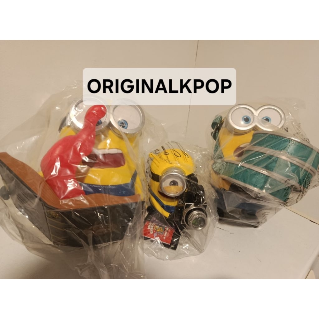 [LIMITED STOCK!] Minion & Monsters Tumbler Despicable Me Yoshi Popcorn Bucket XXI Spongebob Squarepa
