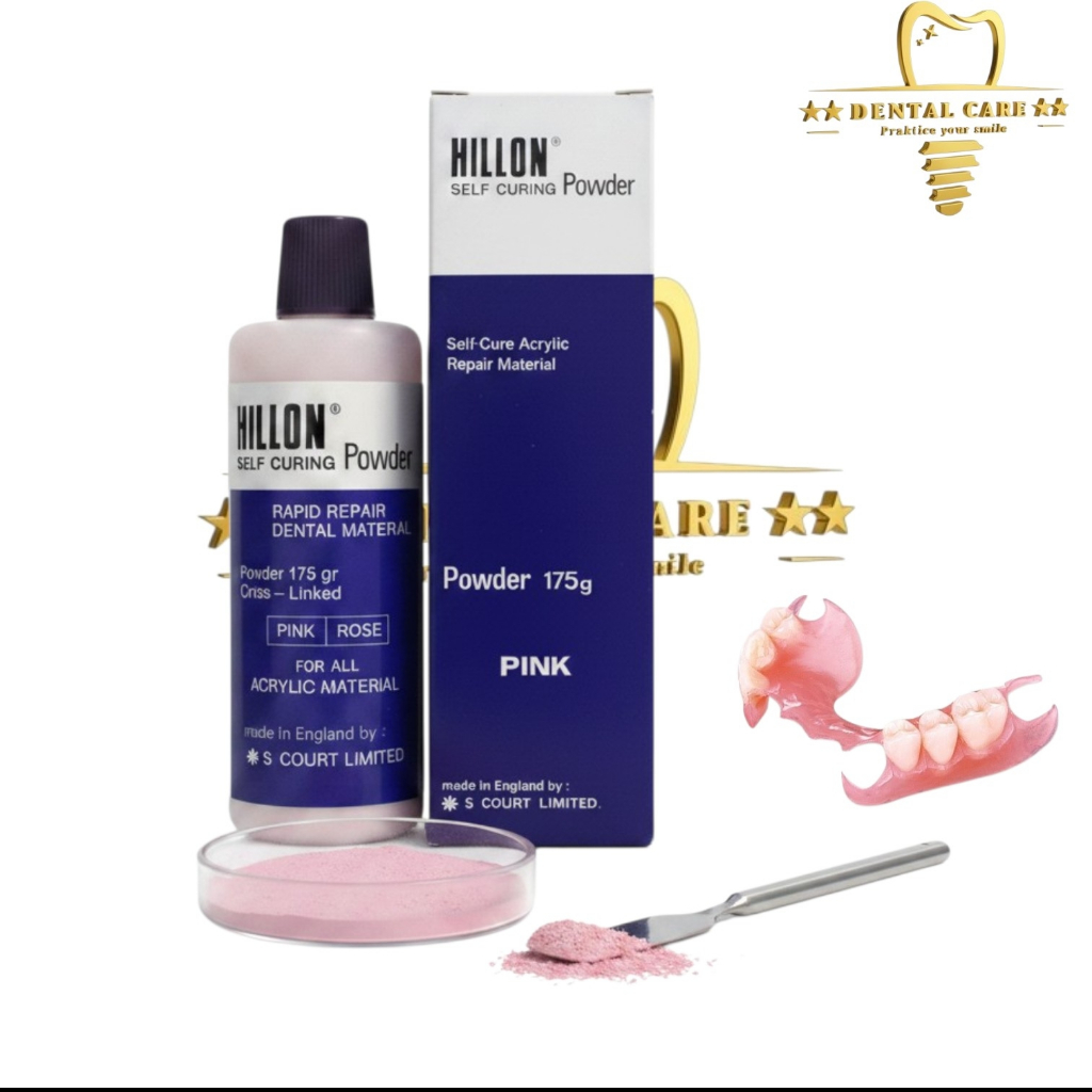 HILLON POWDER 175g / HILON BUBUK SELF CURING OTOMATIS /BUBUK GIGI PALSU