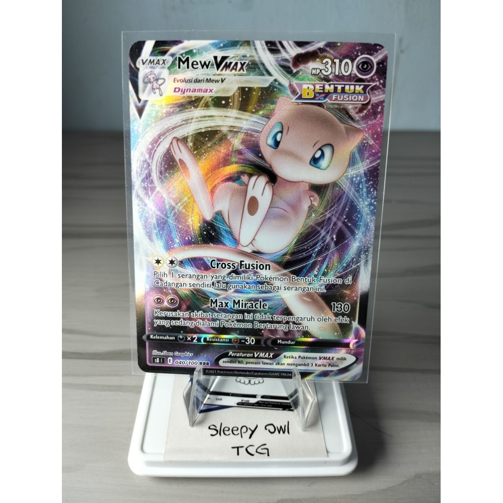 Mew VMAX - RRR || S8 040/100 || Pokemon TCG Indonesia