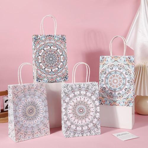 Paper Bag Kraft / Paper bag Ultah / Paper Bag Marmer / Goodiebag Ultah / Paper Bag Motif I AK