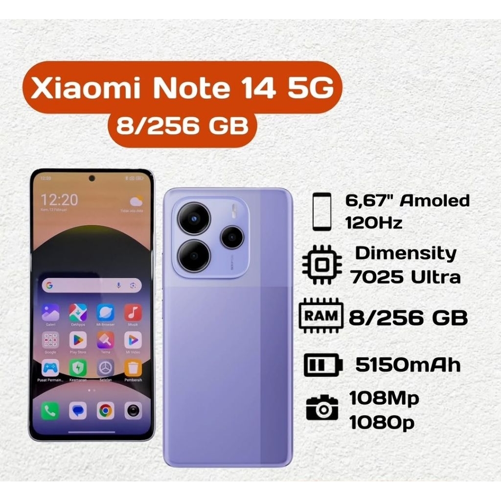 Xiaomi Note 14 5G 8/256 GB Second