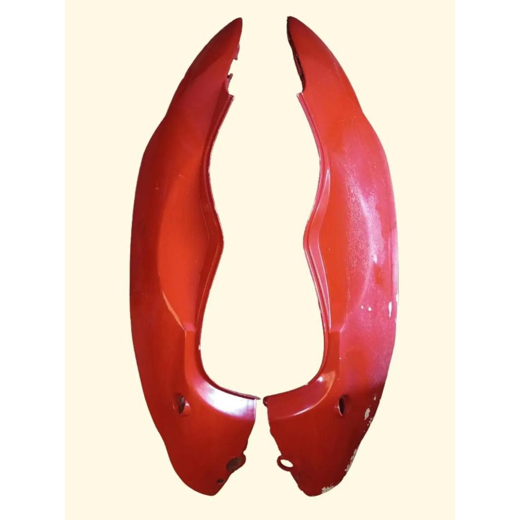 Kymco Easy 100 Cover Body Samping Kiri Kanan warna Merah Original Second