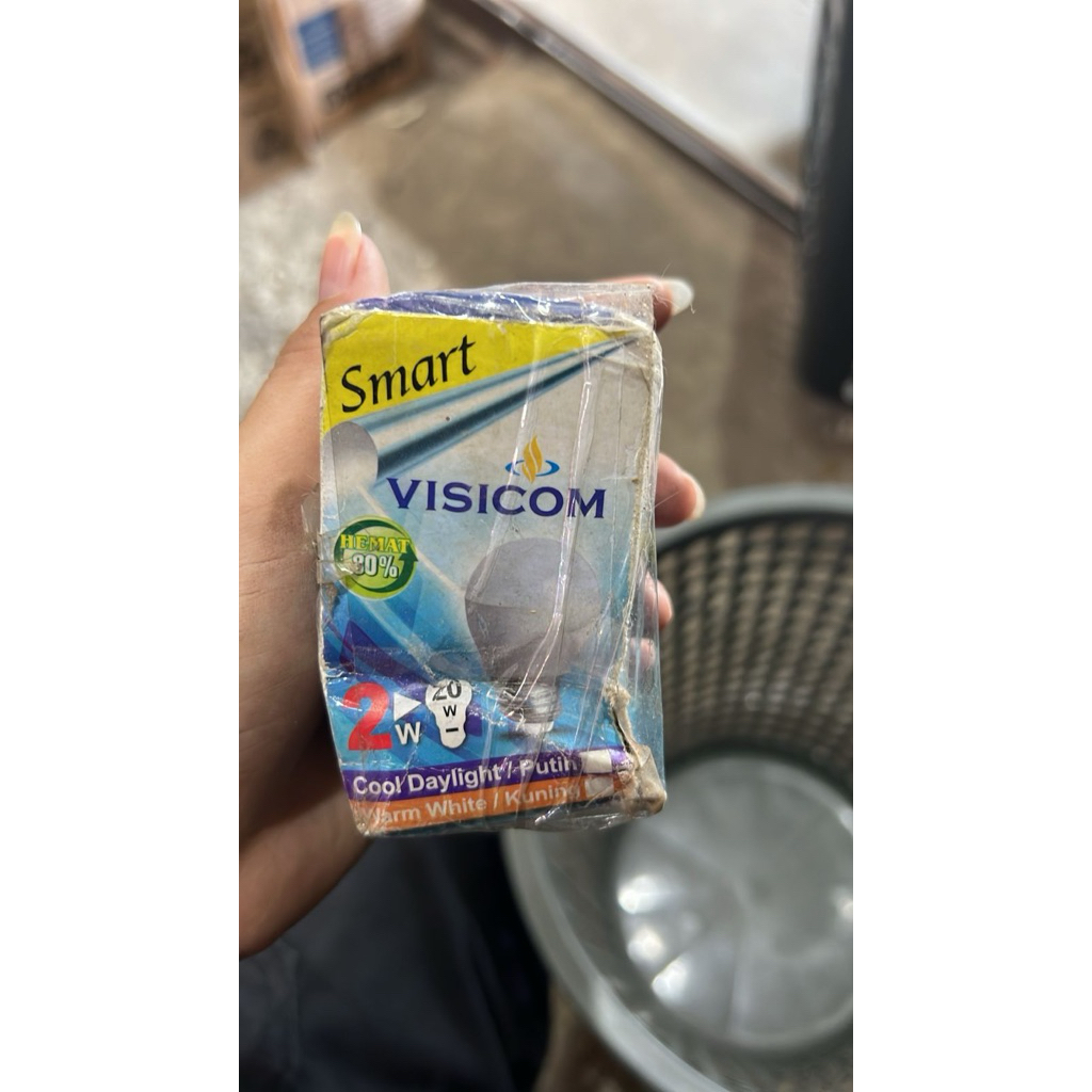 LAMPU VISICOM 2w LED E27