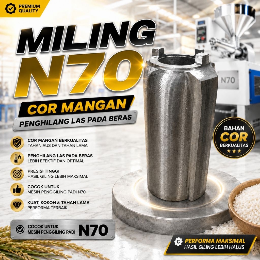 Miling N70 Super Top Penghilang Las