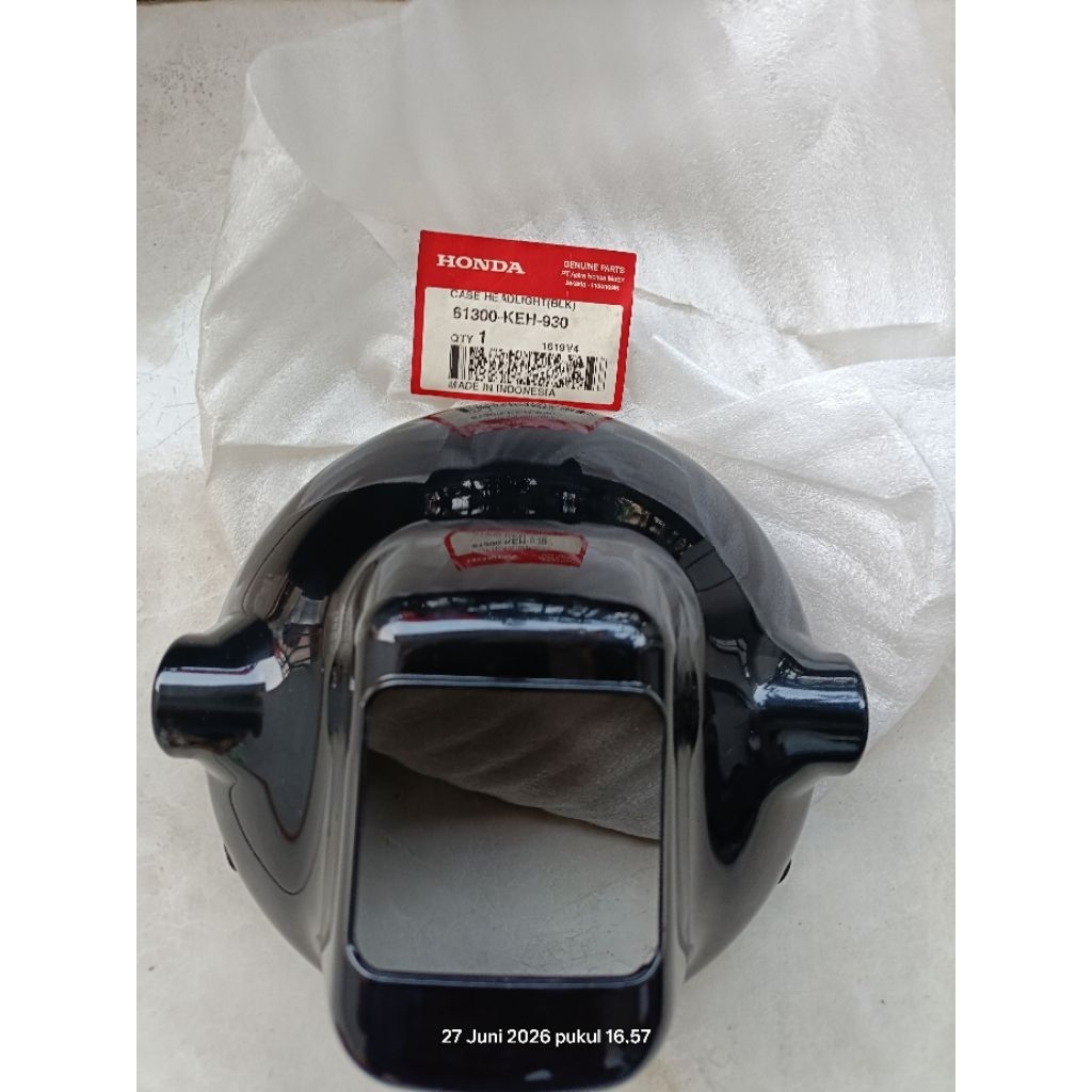 cover batok lampu depan Honda Megapro lama hiu old original AHM 61300 keh 930