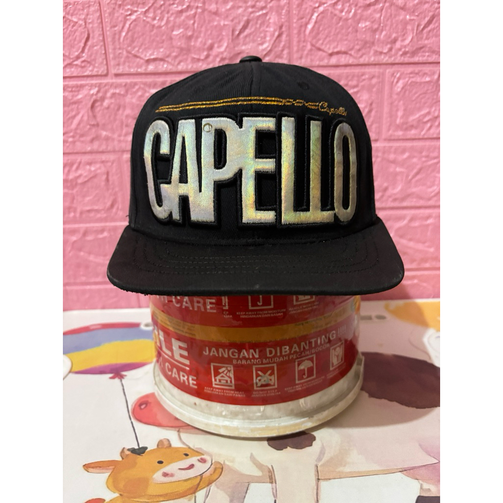 Topi snapback visor pendek vispen second/bekas