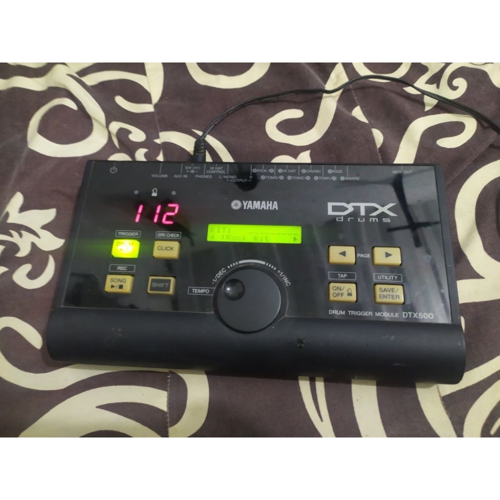 modul drum yamaha dtx500 mulus normal sound gahar