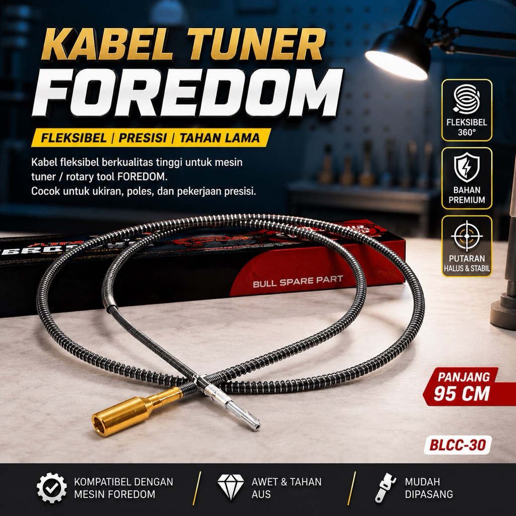 KABEL BOR FLEKSIBEL DALAM BOR FOREDOM