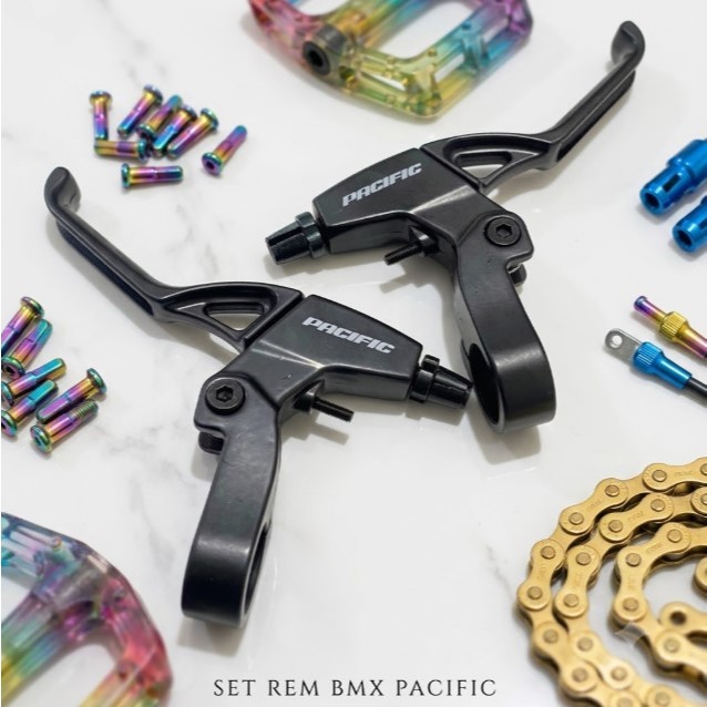 Handle rem Pacific Full Alloy Sepeda MTB Lipat BMX Fixie