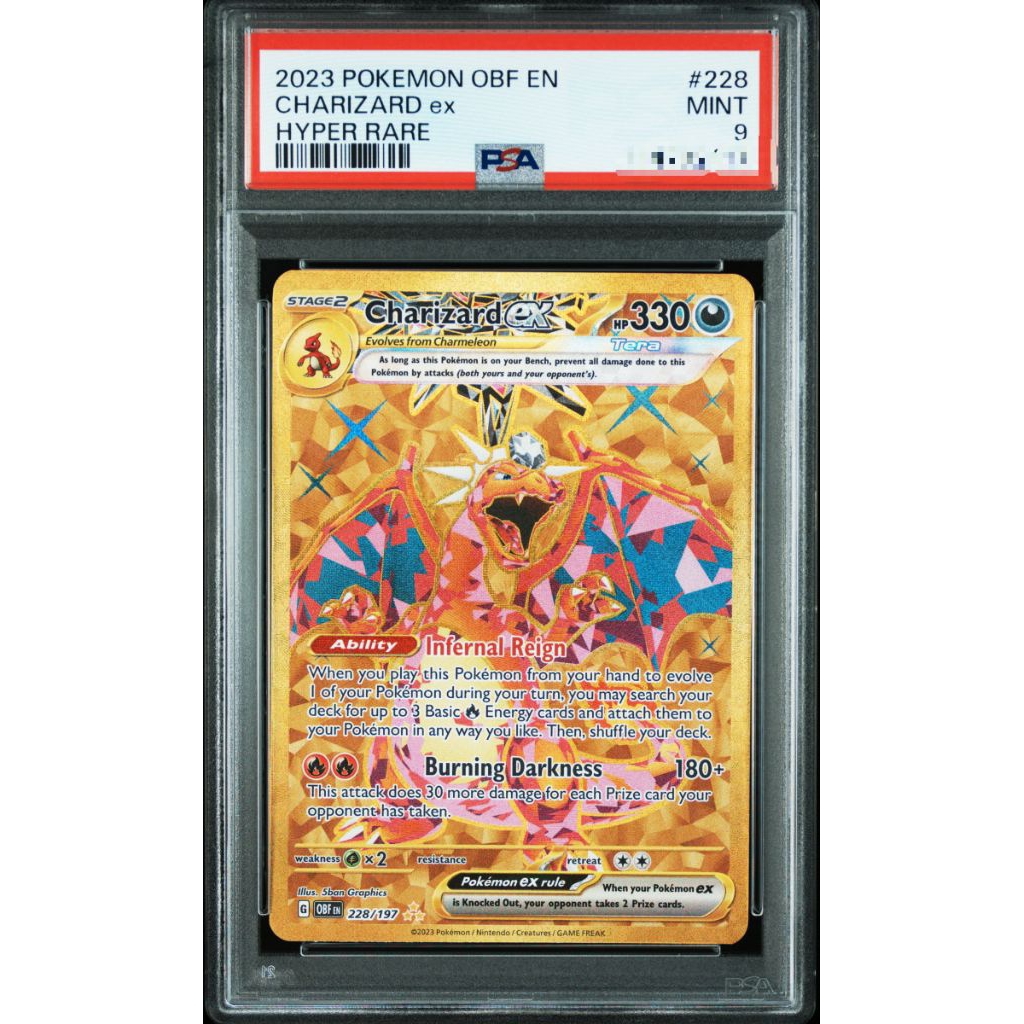 kartu pokemon/TCG charizard psa 9