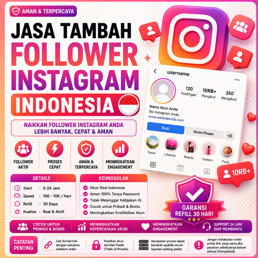 Follower Instagram Buzzer Indonesia Aktif