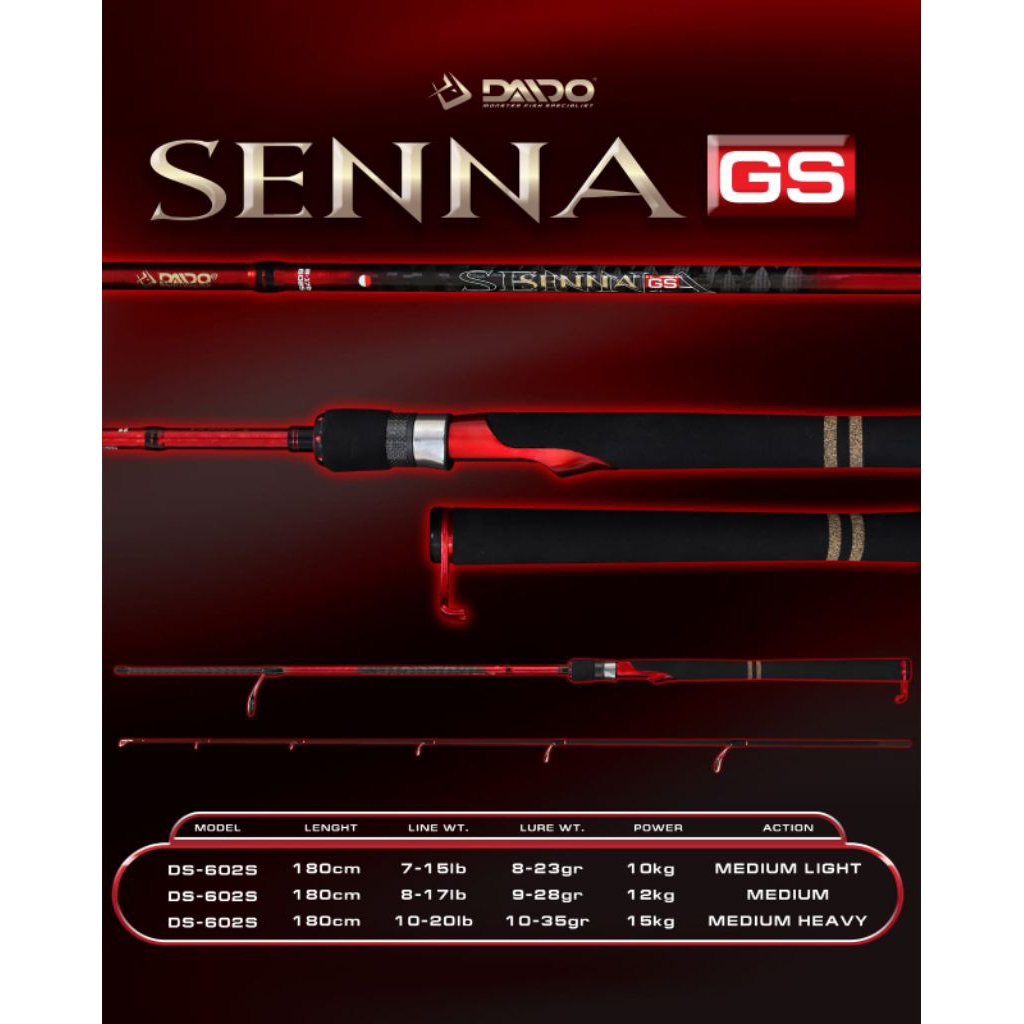 Joran DAIDO Senna GS 602 untuk Galatama