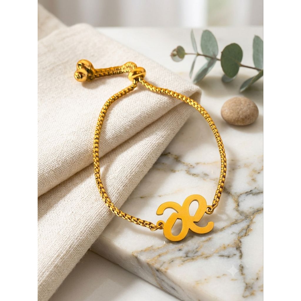(Bisa COD) New Kpop Bracelet Aespa - Gelang Serut Kpop Titanium Logo Aespa - Koleksi Terbaru Buat Kp