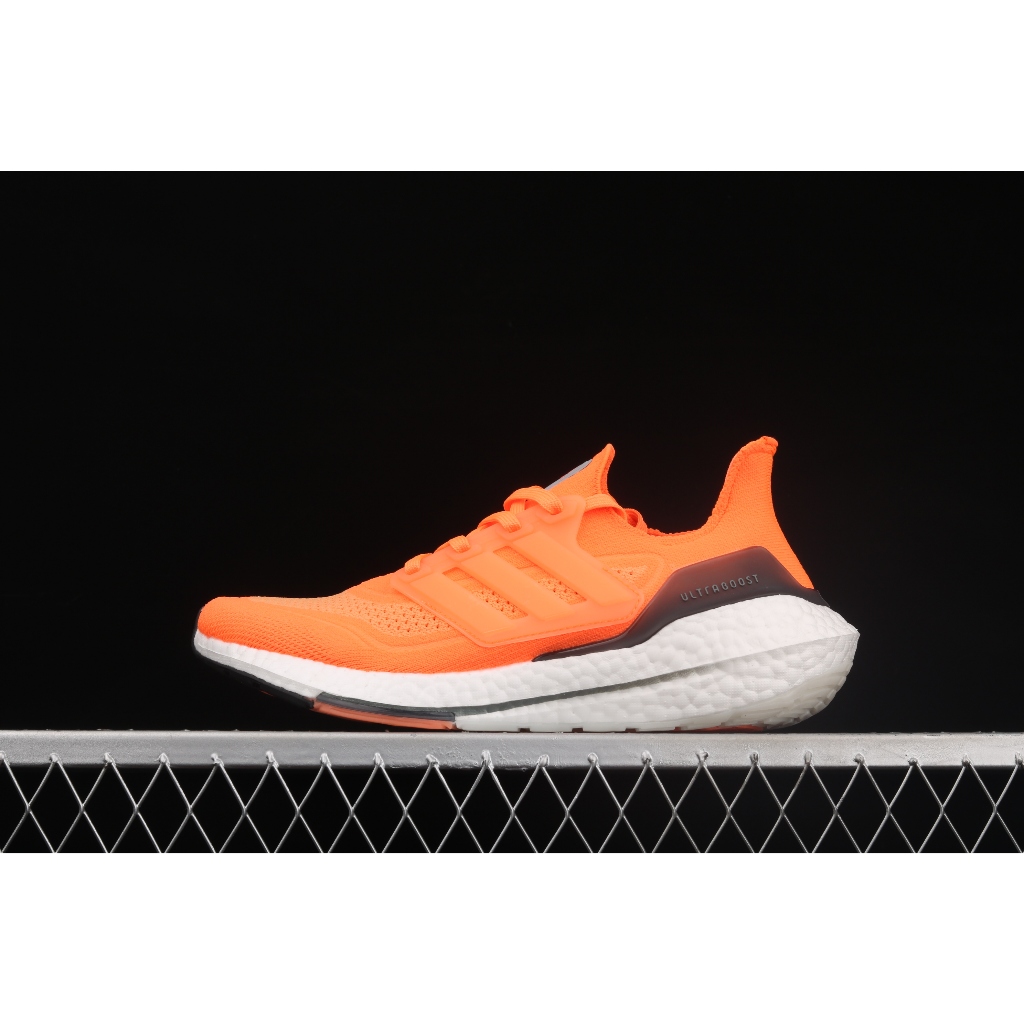 SIZE 40 , 42 READY STOCK - Adidas UltraBoost 21 Screaming Orange (Ultra Boost) (Sepatu Lari / Runnin