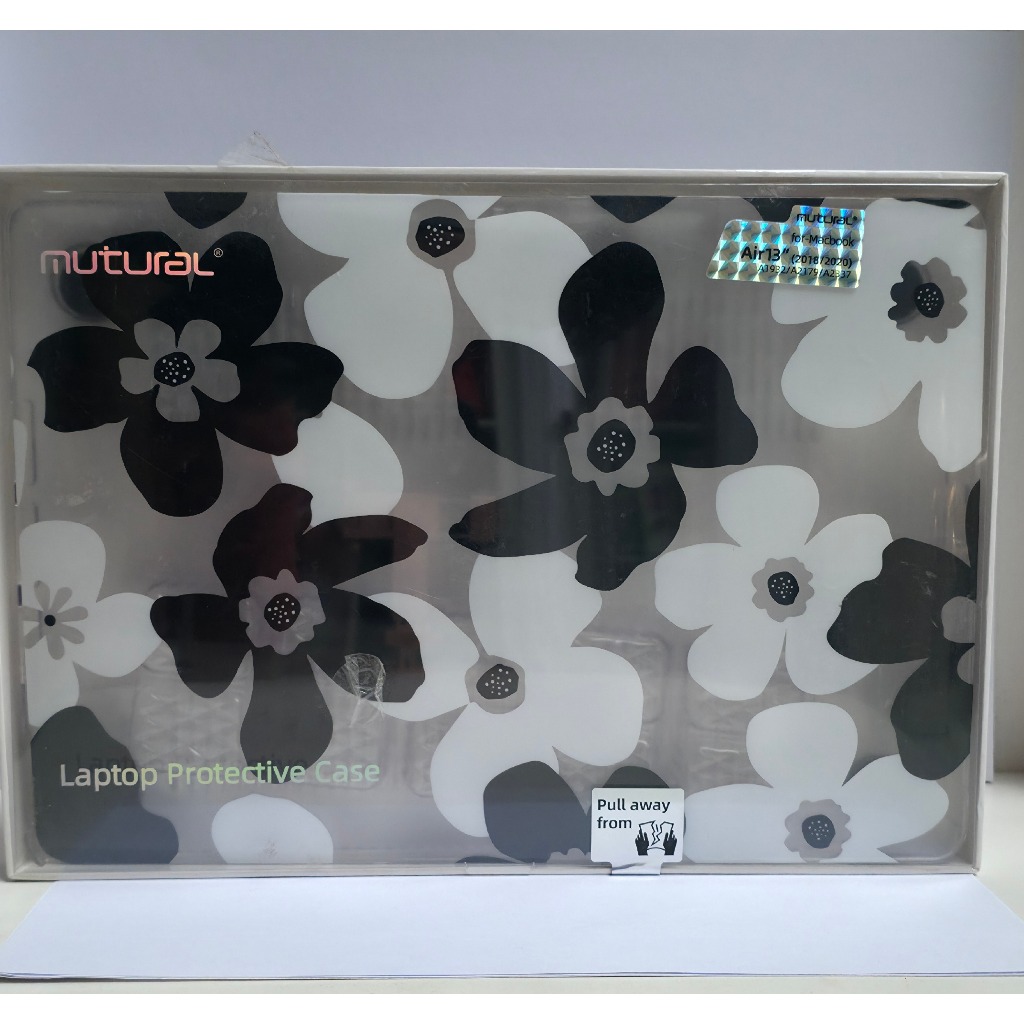 Mutural Macbook Case Flowered Series for Macbook Air 2018-2020