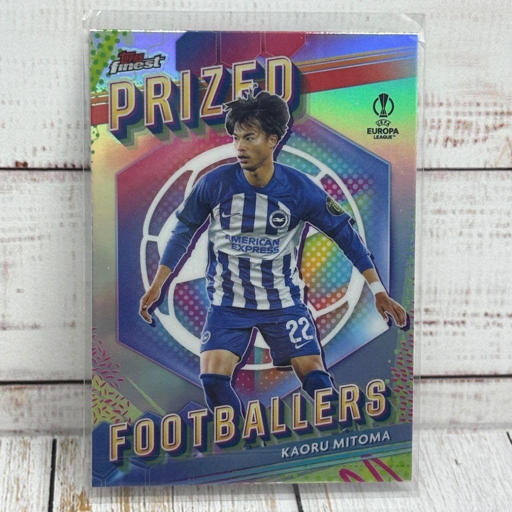 Kartu Bola Mitoma Prized Footballers Brighton Topps Finest Original
