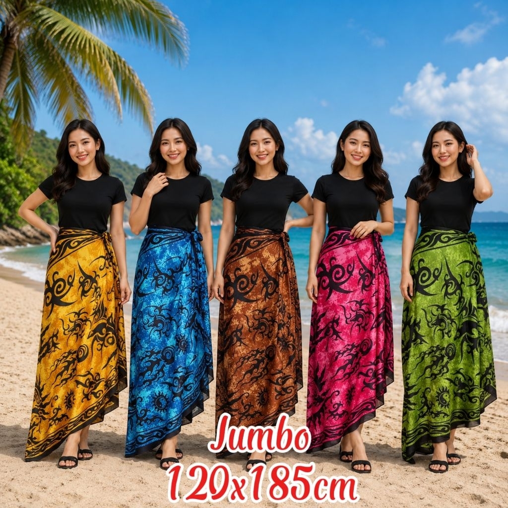 Kain Bali Jumbo Motif Tato - Kain Bali - Kain murah - Selimut - Handuk
