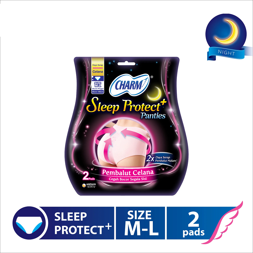 [themakeupguru] CHARM Sleep Protect+ Panties - Pembalut Celana