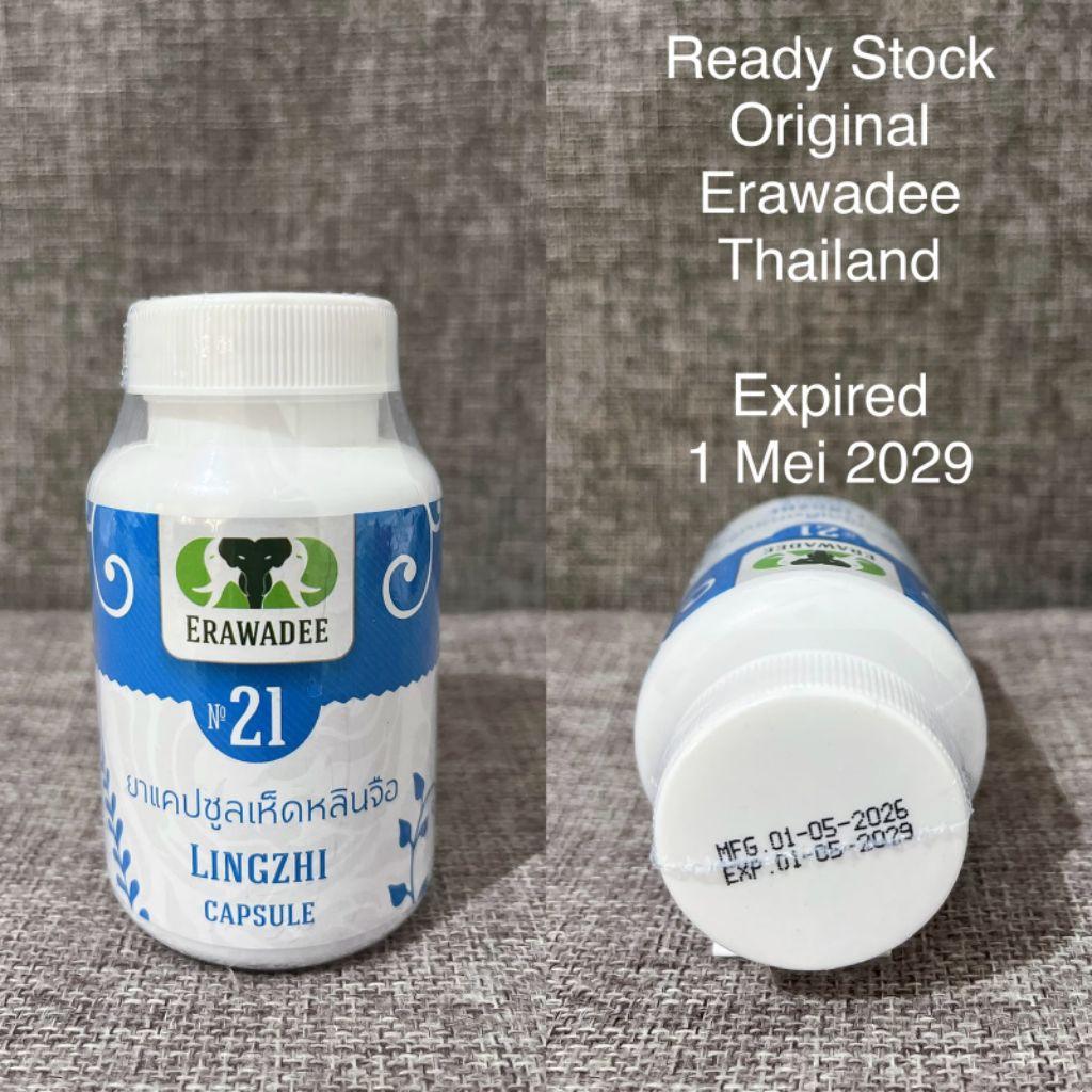 Erawadee 21 Jamur Lingzhi (Reishi) Original Thailand