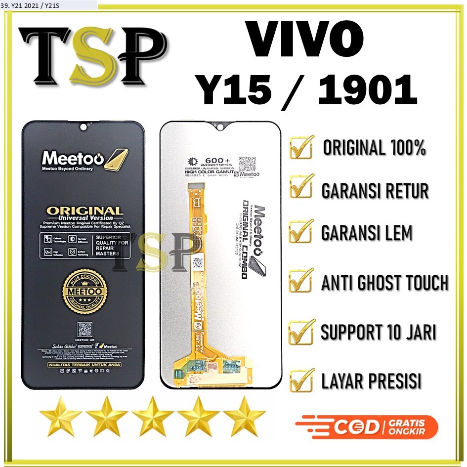LCD TOUCHSCREEN VIVO Y15 / 1901 FULLSET ORIGINAL