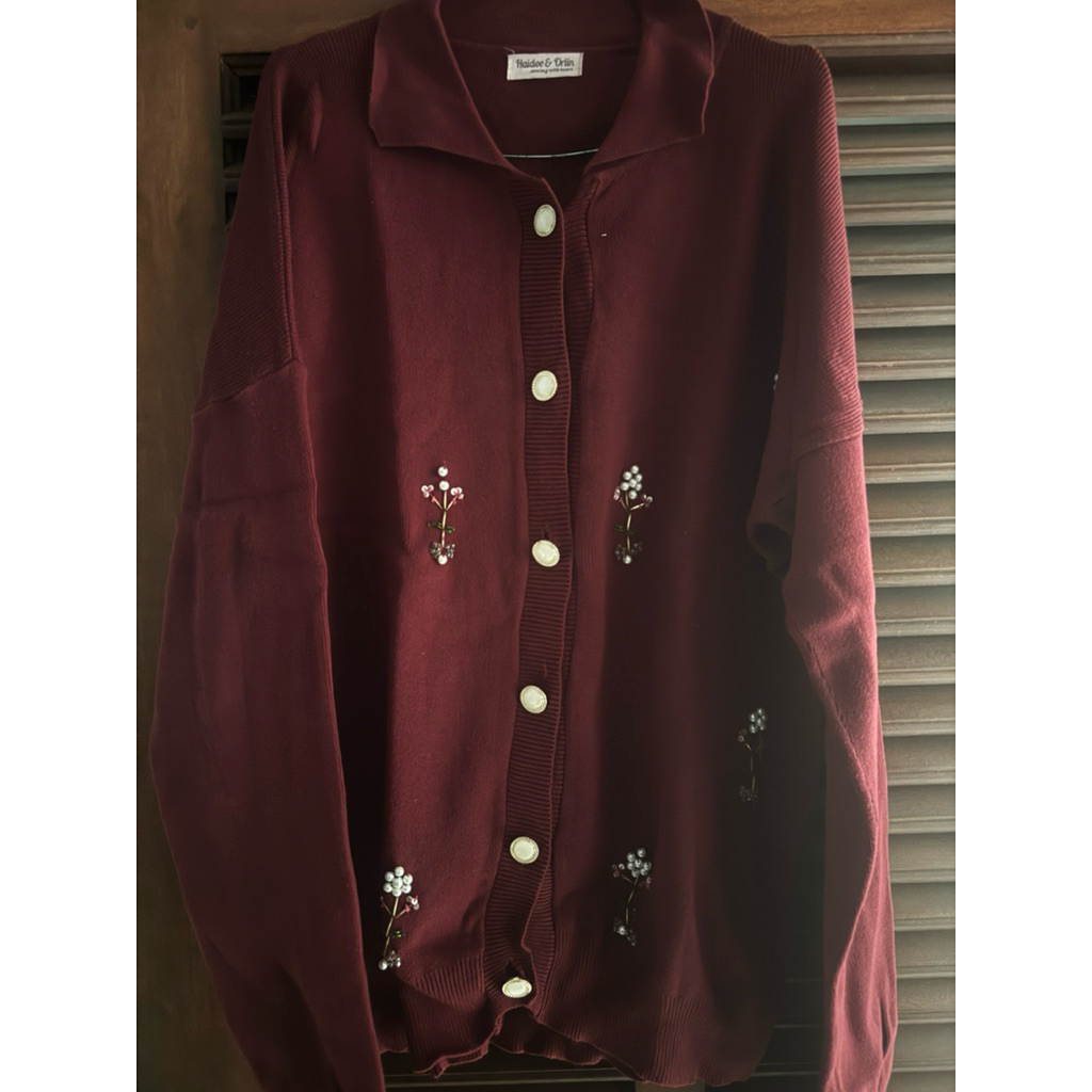 preloved cardigan haideeorlin heavenly blush