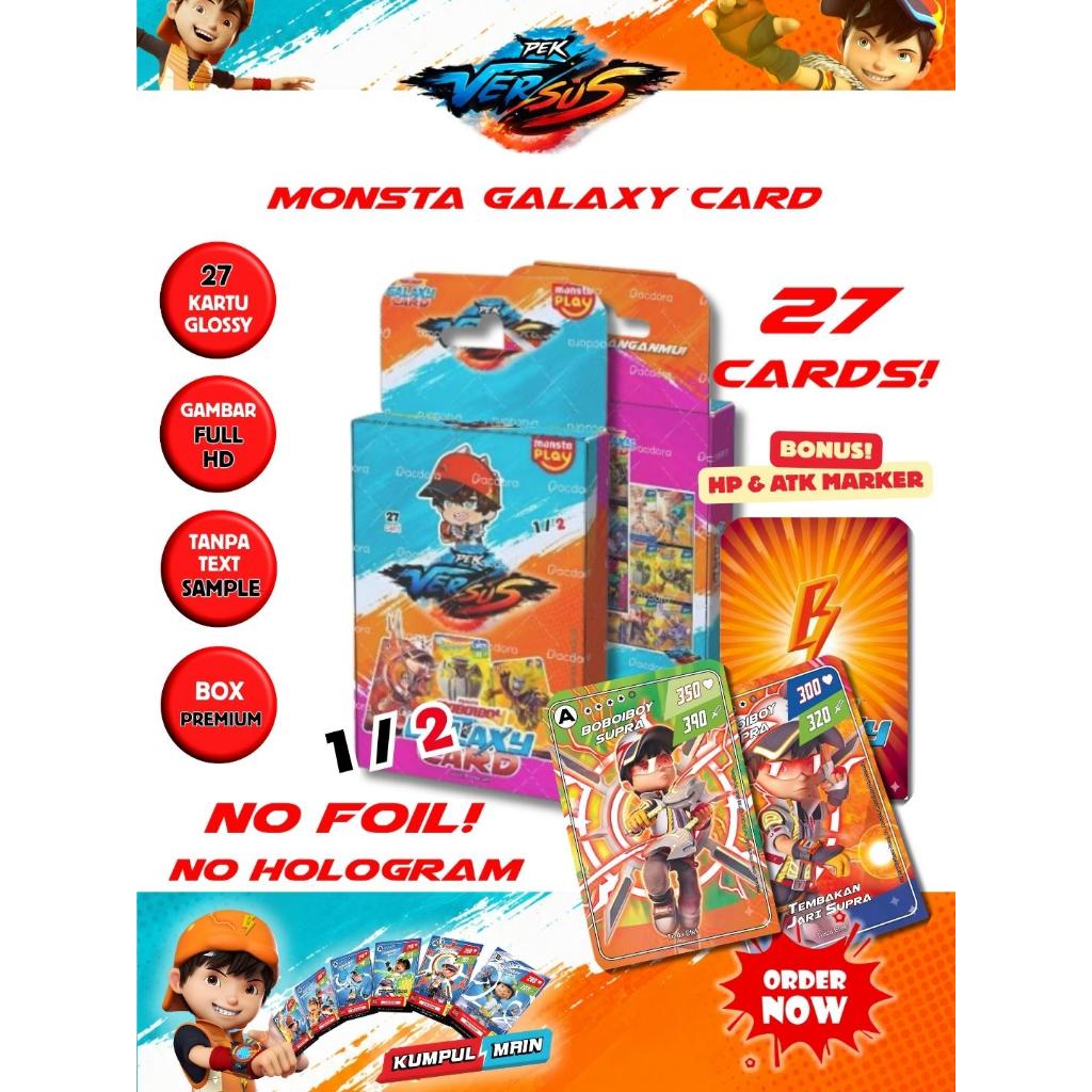 Kartu BoBoiBoy Pek VERSUS isi 27 card