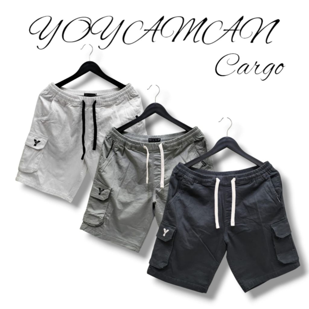 Celana Pendek Cargo Pria YOYA MAN ORIGINAL