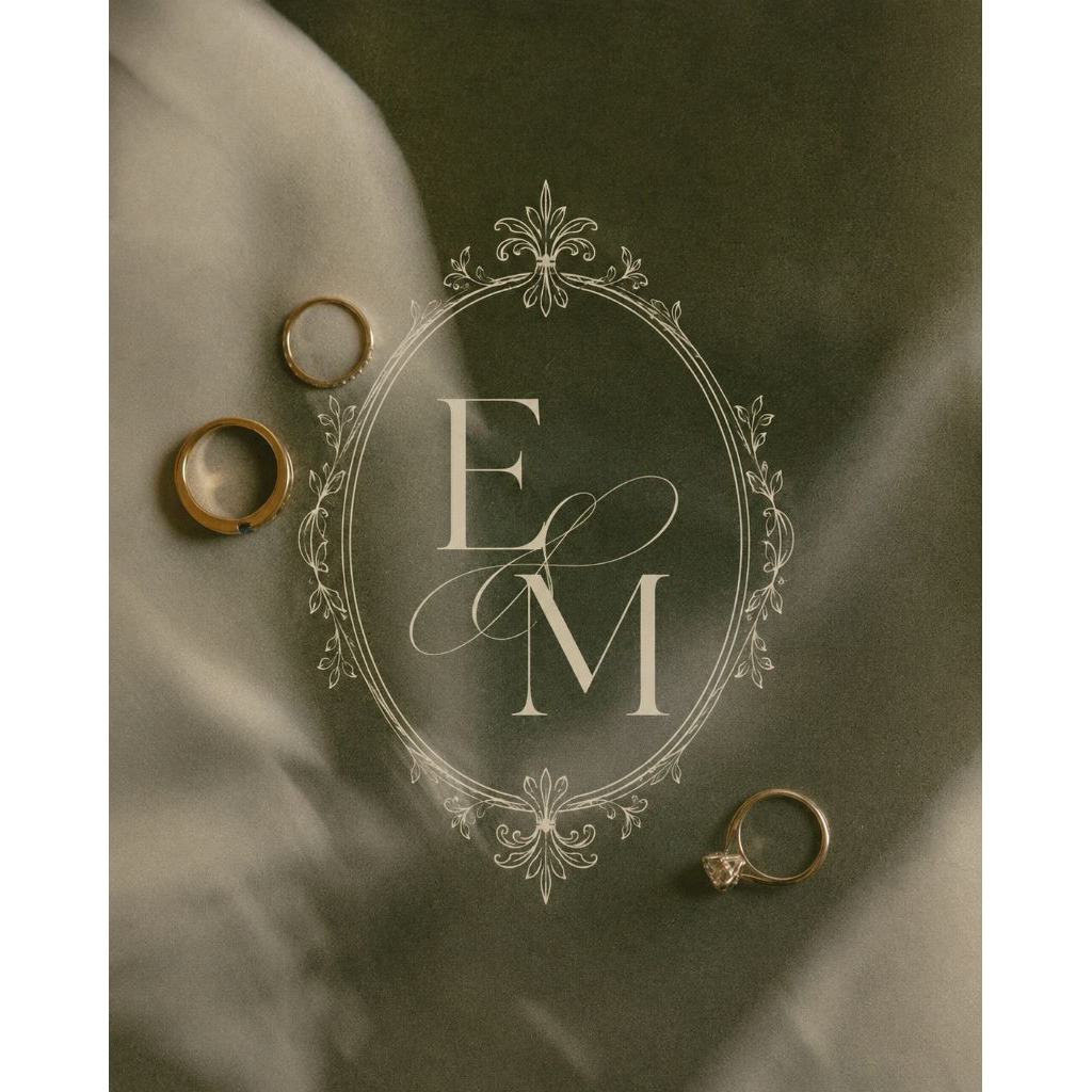 WEDDING LOGO JASA DESAIN LOGO / MONOGRAM DIGITAL