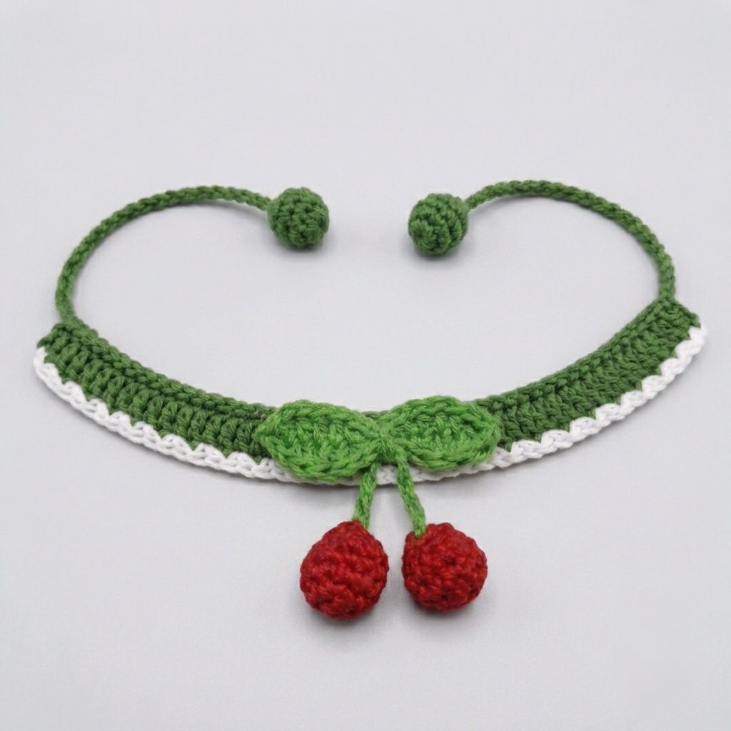 Kalung kucing Pet Collar rajut